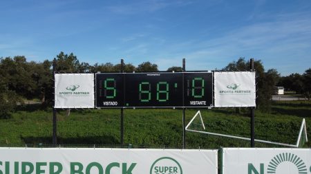 ELECTRONIC SCOREBOARD for professional football