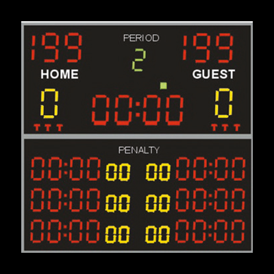 ELECTRONIC SCOREBOARD FOR ROLLER HOCKEY PRO