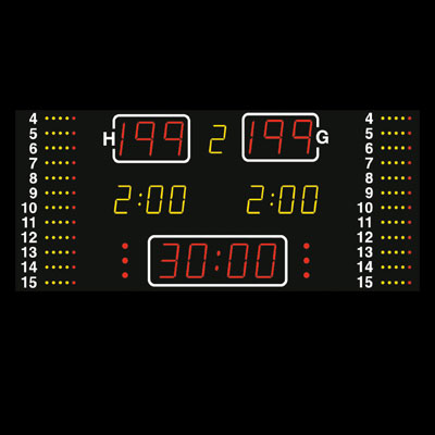 marcador eletrónico basquetebol