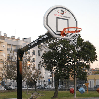 Conjunto de Basquetebol Tabela em Poliester Reforçado (Street)