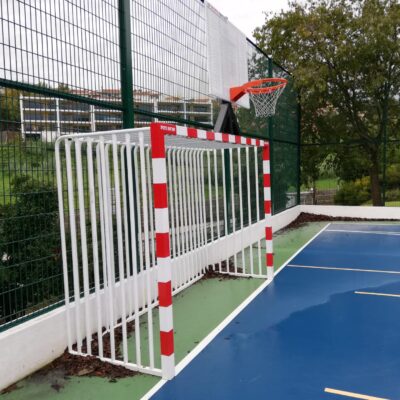 HANDBALL/FUTSAL ANTI-VANDALISM GOAL WITH BACKBOARD