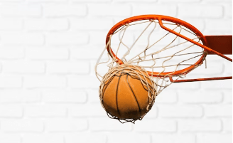Pair Of Basketball Nets In Braided Nylon