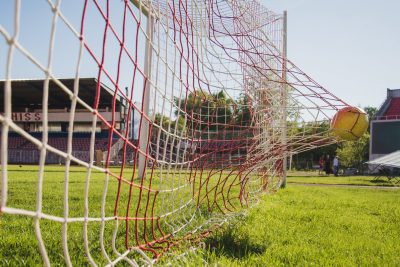 Par De Redes De Futebol 7 Em Polipropileno Malha 120 Mm