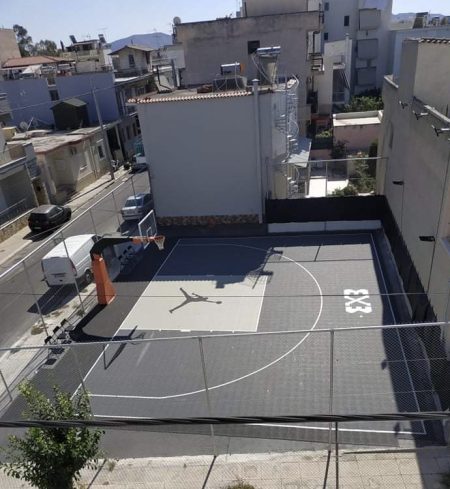 Kit “Júnior” de Basquetebol 3 x 3 (7m x 5m)