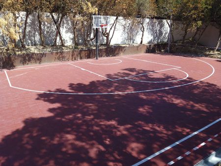 Kit oficial de baloncesto (15 X 11 m)