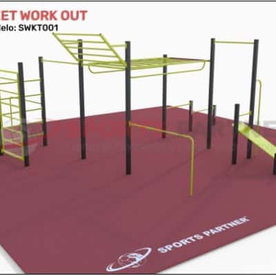 Estação de Street Workout – SWKT-SP1 (7,00 x 8,00 m)