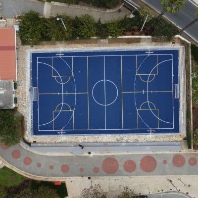 Polidesportivo Antivandalismo Family Sports SP 10, 20 x 10m em resinas acrílicas