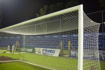 7 a side Football Nets in knotless polypropylene, 4mm