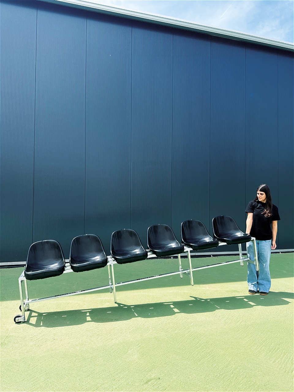 4 or 6 seat 100% aluminium bench