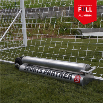 Counterweight full aluminum with wheels for removable bollards