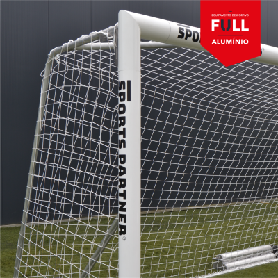Removable 11-a-side Soccer Goal (includes wheels) Made of 100% Aluminum with the “Strong Corner System”